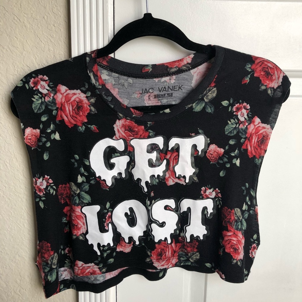 Jac Vanek “GET LOST” Muscle Tee